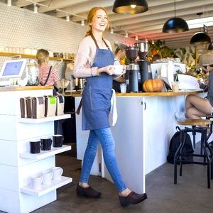 Bjorndals Unisex Brown/Black Leather Top Slip On Clogs Size 10 New with defect.